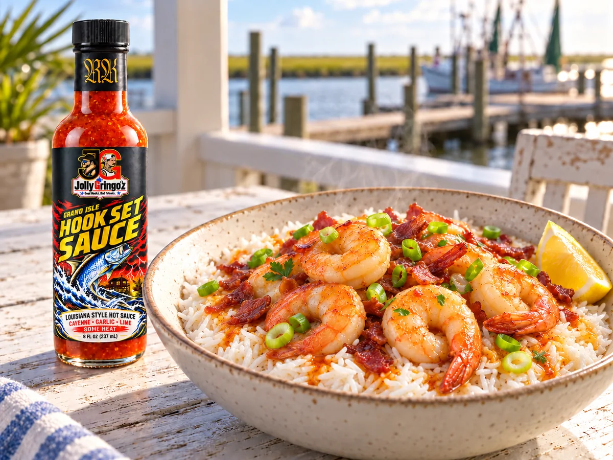 Grand Isle Shrimp and White Rice