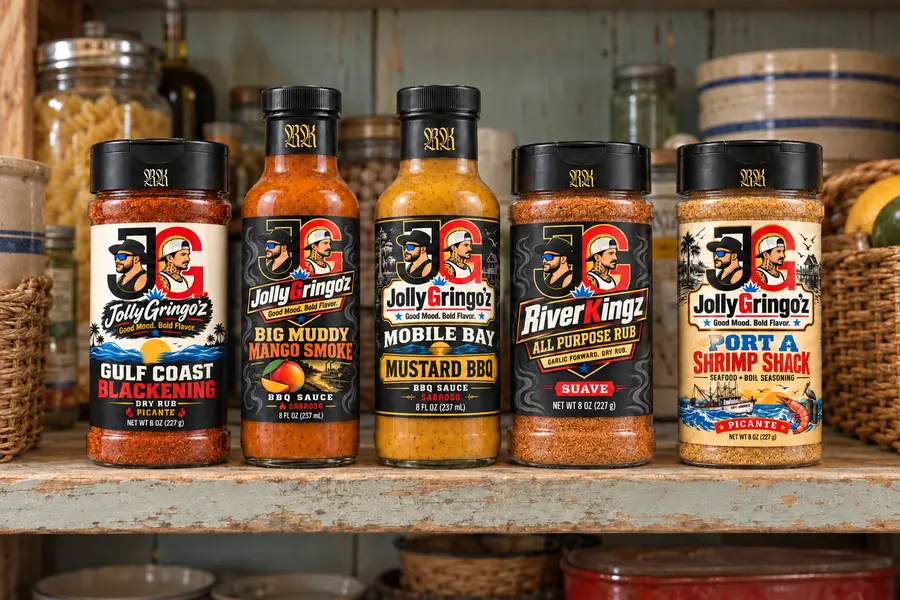 Meet the starting lineup: five bottles, one shelf