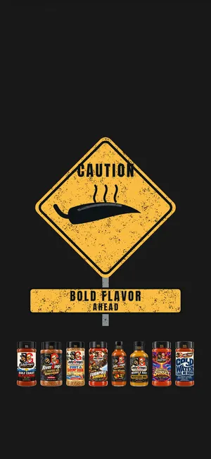 Caution phone wallpaper preview