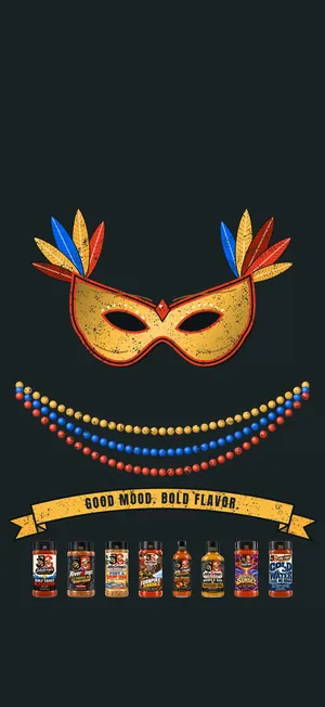 Mardi Gras phone wallpaper preview